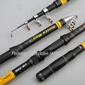 Telescopic Fishing Rod Hunts Man fishing rood High Carbon 300 10fit. 