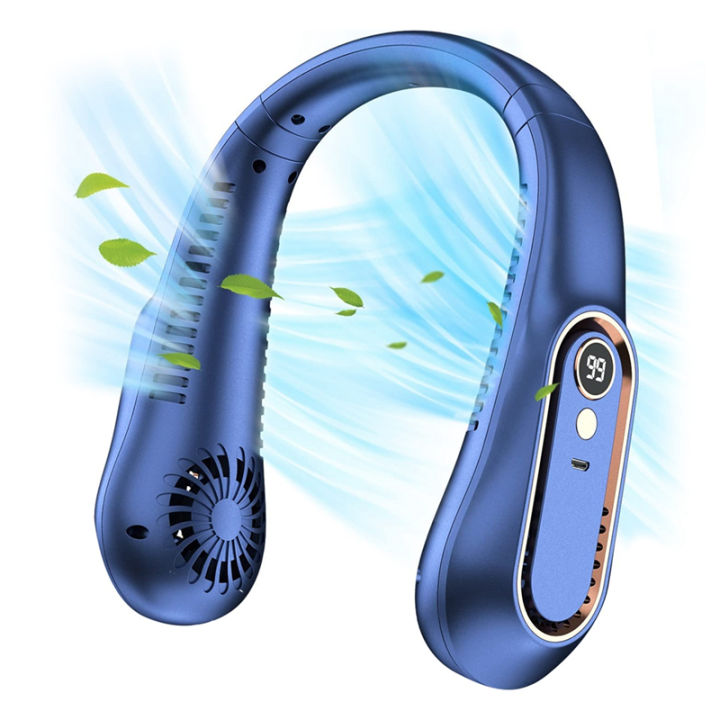 Portable Neck Fan, Newest Bladeless Rechargeable Neck Fans