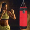 【Upgrade Your Style】 Empty boxing sand bag han g kick sandbag training fight karate punch punching metallic chain hook caribiner - Sustainable Option. 