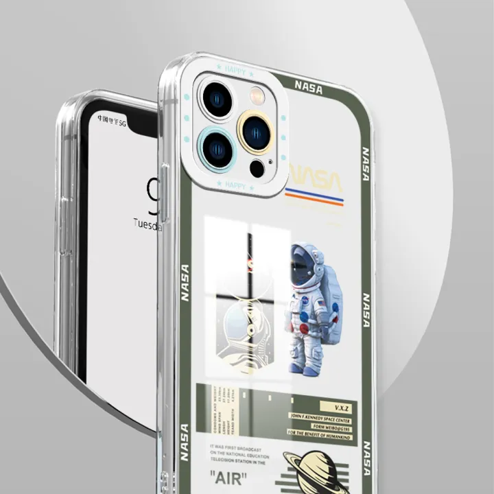 UCUC%20for%20Infinix%20Smart%208/Pop%208/Hot%2040i/Spark%2020%2020C/Spark%20Go%202024%20Back%20Cover%20Astronaut%20Label%20Transparent%20TPU%20Ultra%20Thin%20Soft%20Phone%20Cases%20-%20Image%207
