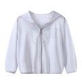 GC Kids Hoodie Jacket Long Sleeves Uv Sun Protection Breathable Tops Cartoon Sunscreen Coat.