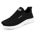 Sneakers women's 2024 spring and autumn single shoes cross-border Shein Daifa Korean version of flying woven soft-soled casual breathable running shoes.