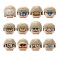 12PCS Special Forces Soldiers Set mini characters s blocks Military series children's educational toys.