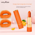 Korean Style Lipstick Hydrating Fashionable Long-acting Formula Moisturizing Bright Colors Non Drying Orange Lip Gloss Lipstick. 