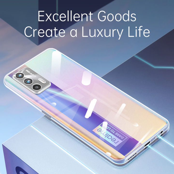 For iQOO 7 5G Reinforced Shockproof Cushion Back Clear Hybrid Transparent Sof Tpu Back Cover For iQOO 7 5G