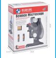 1200X Children Science Toy Biological Microscope Set Monocular Microscope with Mount Biological Experiment Tool Educational Toy. 
