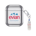 Electroplated beverage Evian Pro protective soft shell hanging chain 1 Apple 3rd generation trendy Bluetooth 2 Earphone cover suitable. 