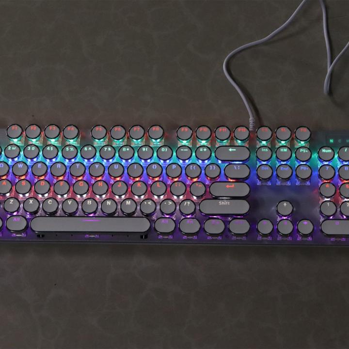 Mechanical Gaming Keyboard, Mechanical Keyboard 104 Keys for PC