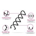 10pcs Metal Spiral Pin Hair Clip Twist Comb Hairpins Brooches Bobby Bun Stick Pick for Women Girl Wedding Accessories Ornaments.