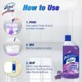 (Tiffin Box Free) Lizol Disinfectant Floor & Surface Cleaner 2 X 500ml Floral & Lavender.