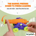 【Krystal】3D Cannon Toy | Safe Soft-Launch Artillery Game for Kids | Improves Focus & Hand-Eye Coordinationn. 