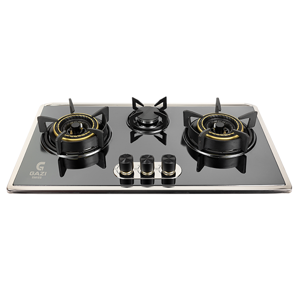 Gazi EG-B712S Stainless Steel Double Burner Gas Stove-LPG or NG