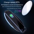 20W Fast Qi Wireless Charger For iPhone 11 Pro X/XS Max XR 8 Plus USB Wireless Charging Pad For Samsung S9 S10 S20 Note 9 8. 