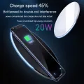20W Fast Qi Wireless Charger For iPhone 11 Pro X/XS Max XR 8 Plus USB Wireless Charging Pad For Samsung S9 S10 S20 Note 9 8. 