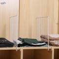 Closet Shelf Divider Closets Shelves Organizer Convenient Iron Shelf Divider Clothes Shelf Divider.