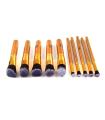 NARS HIGH QUALITY BRUSHES SET BEST KABUKI COSMETIC FOUNDATION POWDER KIT BRUSH SET GOLD. 