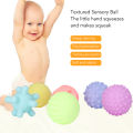 6pcs Baby Textured Ball Set Infant Funny Soft Elastic Multicolor Squeezing Sensory Ball Toy for Home Soft Textured Ball.