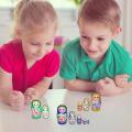 Russian Nesting Dolls Matryoshka Handmade Wood Matryoshka Dolls Wood Stacking Toy Toddler Doll For Kids Gift Halloween Wishing.