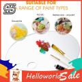 New HelloWorld Acrylic Color Palette Tranparent Thumb Hole Deign Clear Oil Painting Color Plate. 