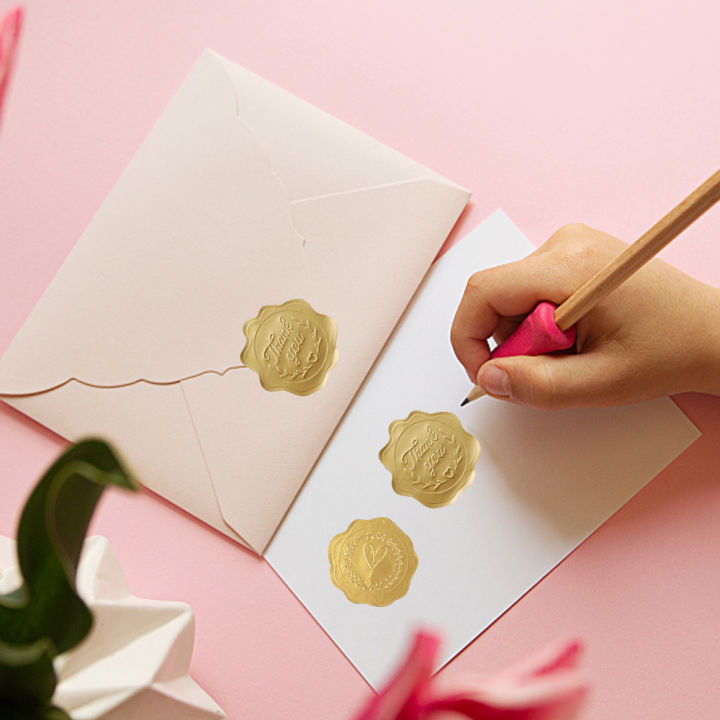 1/3%20Sheets%20Embossed%20Foil%20Seals%20Stickers%20Thank%20You%20Wax%20Envelope%20Seals%20for%20Wedding%20Party%20Invitation%20Present%20Decoration%20-%20Image%208