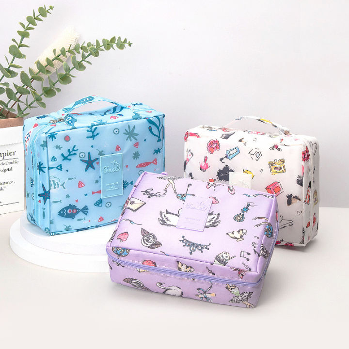 Travel Makeup Bag Large Cosmetic Bag Make up Case Organizer for Women and Girls