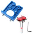 Concealed Hinge Jig Forstner Bit Sets-35mm Hinge Hole Cutter for Cabinet Hinges and Mounting Plates. 