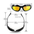 【New and Improved】 Daisy Polarized Tactical Sunglasses Men Airsoft Glasses UV400 Protection Military Desert Hiking.