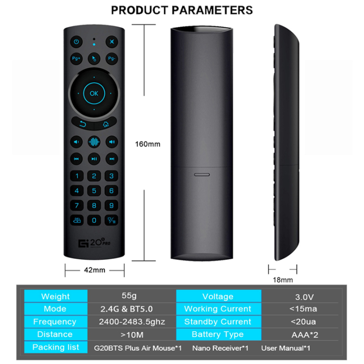 FORIDE%20G20S%20PRO%20BT5.0%202.4G%20Wireless%20Smart%20Voice%20Air%20Mouse%20Gyroscope%20IR%20Learning%20Backlit%20Remote%20Control%20for%20Android%20TV%20BOX%20-%20Image%205