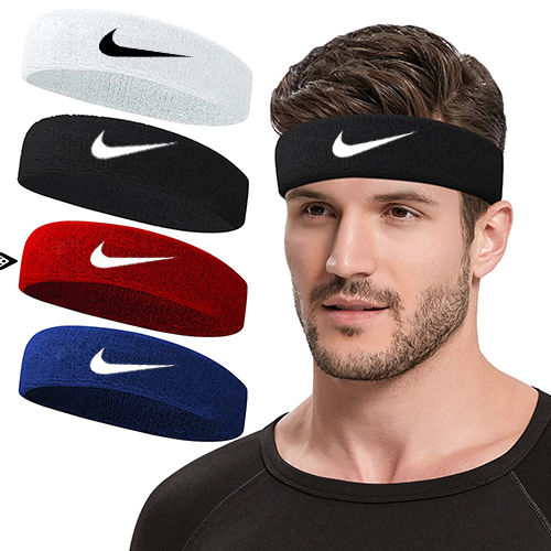 Sweatbands Sports Headband for Men & Women, Moisture Wicking Hairband Athletic Towel Headbands Cotton Head Sweat Bands for Running, Cycling, Yoga, Spa Multicolor