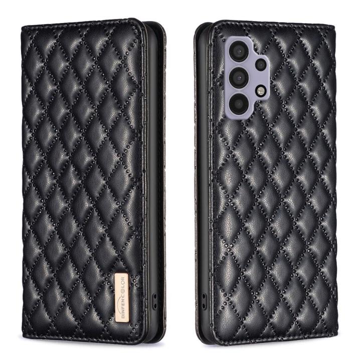 lthmy for Samsung Galaxy A32 5G Stylish Bookstyle Flip Leather Stand Case Cover