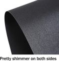 10 Sheets Black Metallic Shimmer Cardstock Paper,A4 Size Sheets for Halloween, Invitations, Scrapbooking, Crafts, Graduations. 