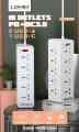 LDNIO SC10610 10 Sockets & 6 USB Ports Power Strip. 