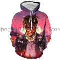 2023 New Fashion RAPPER Juice Wrld 3D Print Hoodie Men Cool Kids Hoody Sweatshirt Casual Long Sleeve Hooded Top Boys Hoodies. 