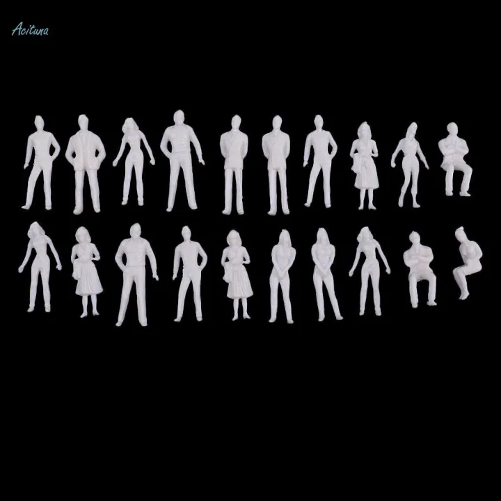 4x20Pieces%201/50%20Scale%20Unpainted%20Model%20People%20Architectural%20Mini%20Figures%20Kit%20-%20Image%208