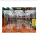 Premium Plastic Masala Storage Jar Set 1000ml (6pcs) Durable, Glass Like Feel, Break Resistant Design. 