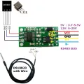 DS18B20 RS485 RS232 TTL Com UART Temperature Acquisition Sensor Modbus RTU for Arduino PC PLC MCU. 