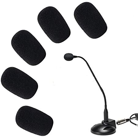 Small%20Mic%20Microphone%20Windscreen%20Soft%20Foam%20Mic%20Cover%20Sponge%20Skin%20Black%201%20Pices%20-%20Image%209