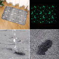 40*60cm Luminous Entrance Door Mat Soft Fleece Floor Carpet Glowing in the Dark Anti-Slip Bath Mat Bathroom Rug Kitchen Doormat.