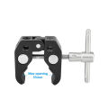 Super Clamp Camera Clamp Mount Multifunctional Monitor Mount Bracket Super Clamp With 1/4” Thread For Magic Arm.