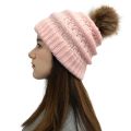 Men Women Winter Fluff Crochet Hat Wool Knit Warm Caps.