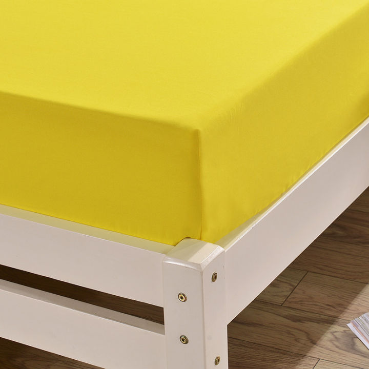 One%20piece%20of%20brushed%20bed%20sheet%20solid%20color%20single%20item%20sanded%20bed%20sheet%20Simmons%20protective%20cover%20non-slip%20bedspread%20-%20Image%202