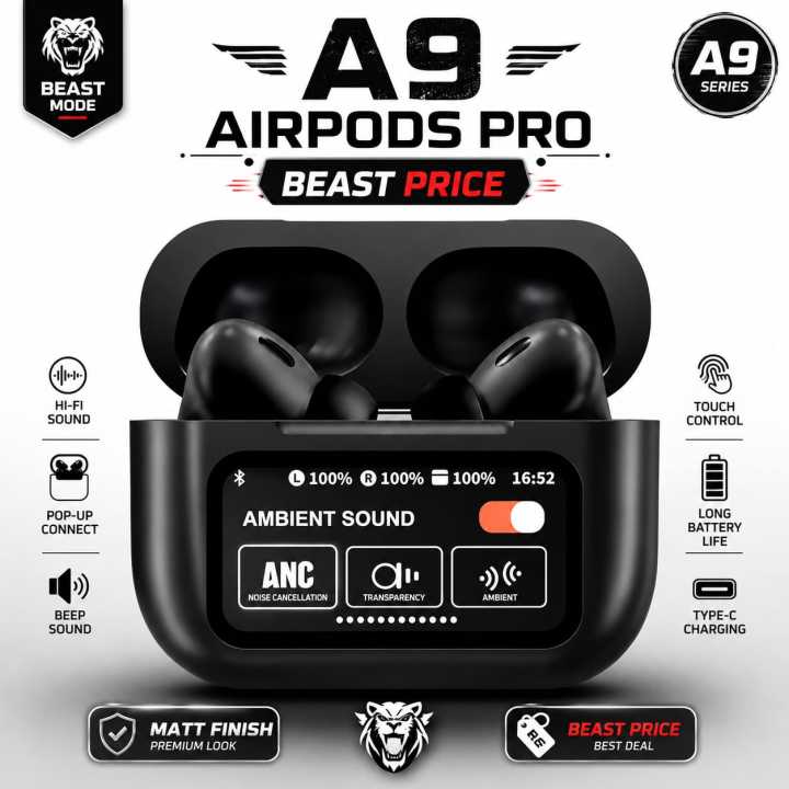 Airpods%20A9%20pro%20Touch%20Screen%20Display%20with%20ANC%20ENC%20-%20Image%202