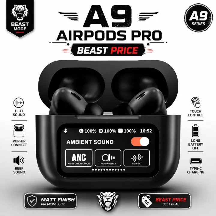 Airpods%20A9%20pro%20Touch%20Screen%20Display%20with%20ANC%20ENC%20-%20Image%202