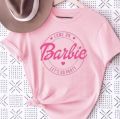 Half Sleeve Chinese Microfibre Barbie printed Tshirts for Women.