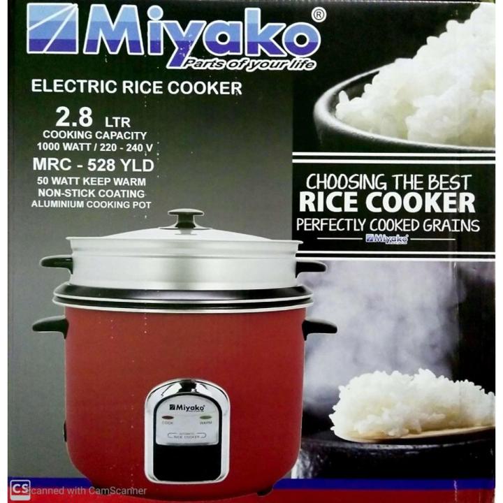 Miyako 2.8 LTR Double Pot Rice Cooker MRC-528YLD | Daraz.com.bd