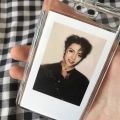 Xiaohongshu Same Style Pendant Acrylic Three-Inch Polaroid Photo Frame Girlfriend No Words Sweating Keychain Small Animal Couple Card Holder Birthday Gift. 