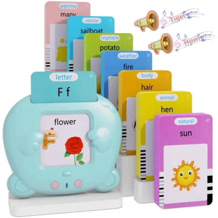 Talking%20Flash%20Cards%20Early%20Educational%20Toys%20Baby%20Boys%20Girls%20Preschool%20Learning%20Reading%20Machine%20Interactive%20Gift%20Luhuai%20CVC%20-%20Image%203