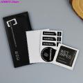 New 10sets Wet Wipes Dust Paper Cleaning Cloth Paste film tool set For Tempered Glass Phone Screen Camera Lens LCD Screens. 