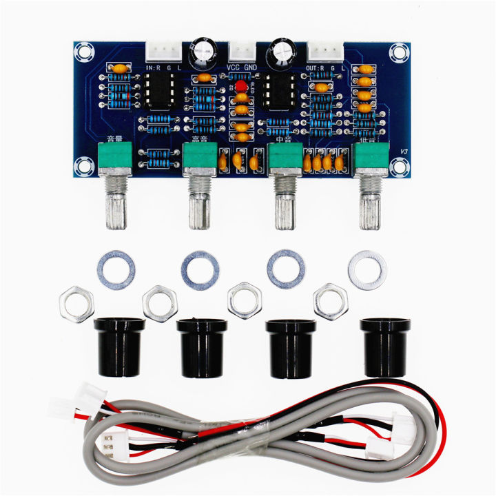XH-A901 NE5532 Tone Board preamp Pre-amp With treble bass volume adjustment pre-amplifier Tone Controller For amplifier Board