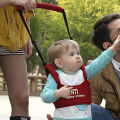Baby walking belt, summer breathable strangulation for infants toddlers learning to walk, anti fall device, and children's traction rope.